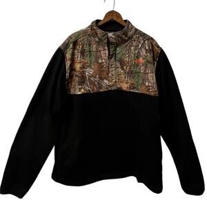 Habit Realtree Camo Men’s Chinquapin Snap Front Pullover Side Pockets XL